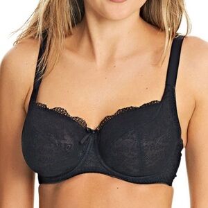 Freya [ 36J] Fancies Underwire Balconette Bra in Black  NWT